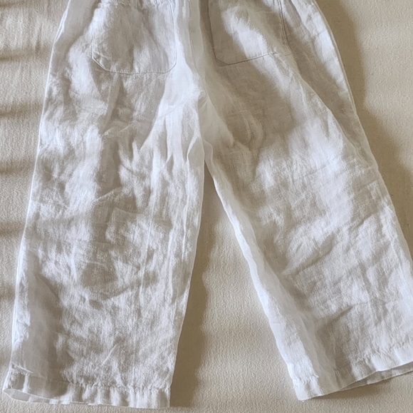 ZARA TODDLER GIRL STRAP DETAIL LINEN PANTS - Picture 3 of 4
